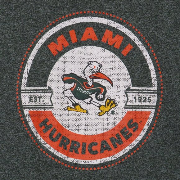 Russell*Women's Short Sleeve Boat Neck "University of Miami" T-Shirt Size~ Large - Picture 4 of 11